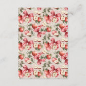 Apple van ons Eye Baby shower Word Scramble-spel Informatiekaartje (Achterkant)