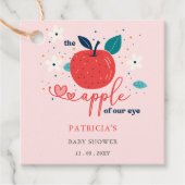 Apple van ons Eye Herfst Girl Baby shower Bedankjes Labels (Voorkant)