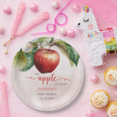 Apple van ons Eye Herfst Girl Baby shower Papieren Bordje (Feest)