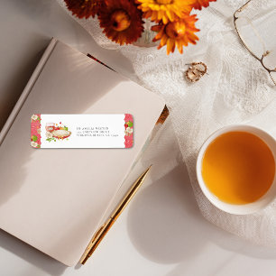 Apple van ons Eye Return-adreslabel Etiket