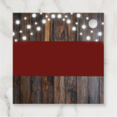 Apple van ons Eye Rustic Herfst Baby shower Bedankjes Labels (Achterkant)