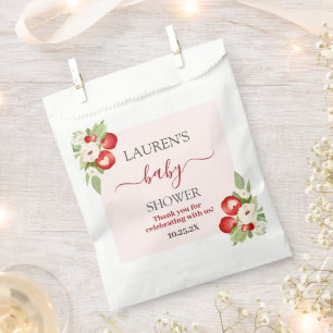 Apple van ons oog Baby shower Bedankzakje