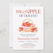 Apple van ons oog Baby shower Kaart (Voorkant)