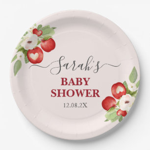 Apple van ons oog Baby shower Papieren Bordje