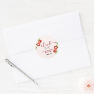 Apple van ons oog Baby shower Ronde Sticker