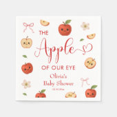 Apple van ons oog Baby shower Servet (Voorkant)