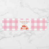 Apple van ons oog Baby shower Waterfles Etiket (Enkel label)