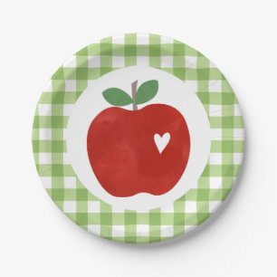 Apple van onze Borden op het eerste verjaardag van Papieren Bordje