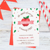 Apple van onze eerste verjaardag kaart