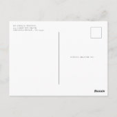 Apple van onze Eye Baby shower Invitation Briefkaart (Achterkant)