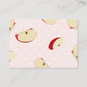 Apple van onze Eye Herfst Baby shower Book Request Informatiekaartje (Achterkant)