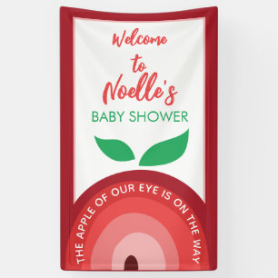 Apple van onze ogen, Apple Rainbow, Baby shower Spandoek