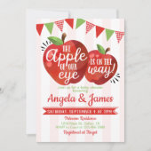 Apple van onze Ooguitnodiging tot Baby shower Kaart (Voorkant)