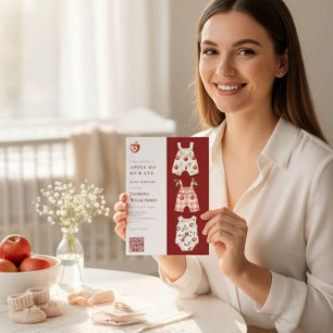 Apple van Our Eye moderne waterverf QR-code Kaart