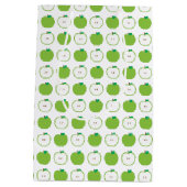 Apple vert modèlent le sac de cadeau (Dos)