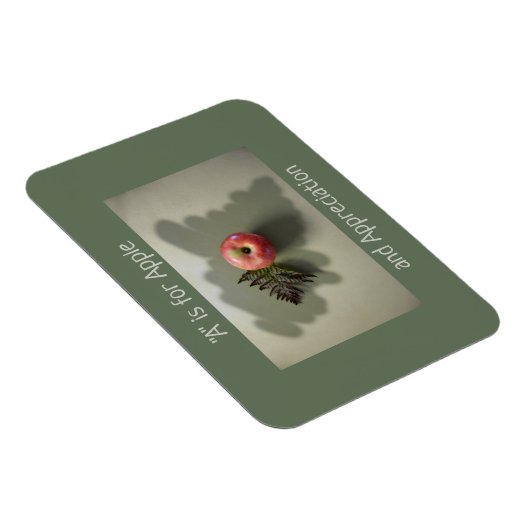 Apple voor lerarenwaardering Groen Magneet (Rechterzijde)