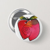 Apple Whimsy Button (Voorkant /achterkant)