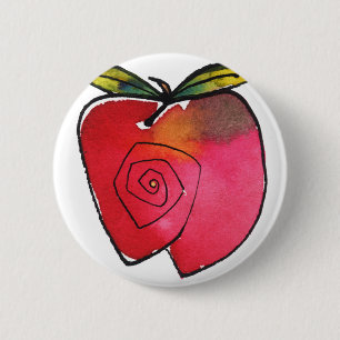 Apple Whimsy Button