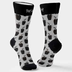 Apple White Pattern Socks Sokken