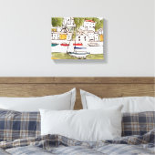 Appledore, Devon.Print sur Toile (Insitu(Chambre))