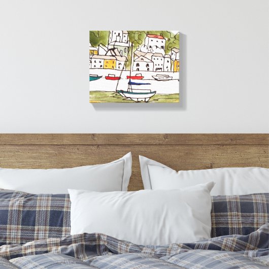 Appledore, Devon.Print sur Toile (Insitu(Chambre))