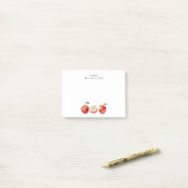 Apples Docent Naam Post-it® Notes (Op bureau)