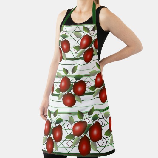 Apples Fruit Pattern Schort (Insitu)