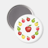 Apples Magnet Magneet (Voorkant / Achterkant)