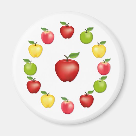 Apples Magnet Magneet (Voorkant)