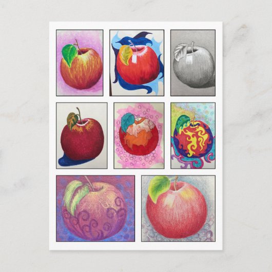 Apples Post Card Briefkaart (Voorkant)