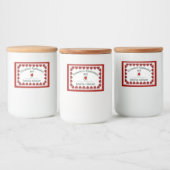 Applesauce Fabriqué avec Love Product Étiquette 3" (Bouteilles)