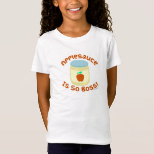 Applesaucis zo boss Funny Food Cartoon T-shirt