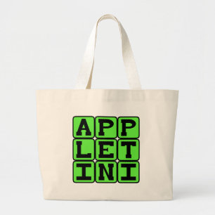 Appletini, Gesmaakte Martini Grote Tote Bag
