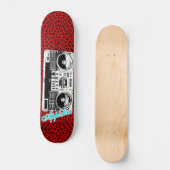 Appleton leapord ghetto box skateboard (Voorkant)