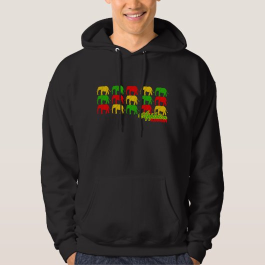 Appleton Rasta Elephant Hoodie (Voorkant)