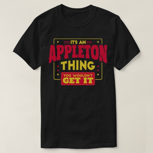 Appleton T-shirt (Design voorkant)