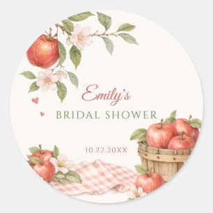 Appley EVER AFTER Bruiloftsfeestje Ronde Sticker