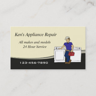 Appliance Repairman-visitekaartje Visitekaartje