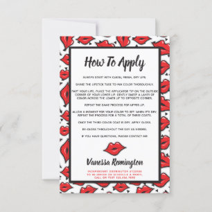 Application / Carte Conseils pour distributeur de 