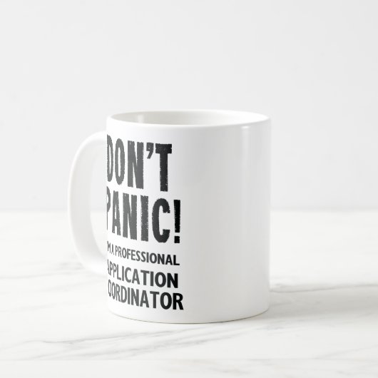 Application Coordinator Koffiemok (Voorkant links)