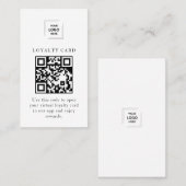 Application de fidélité client à récompense QR num (Devant / Derrière)