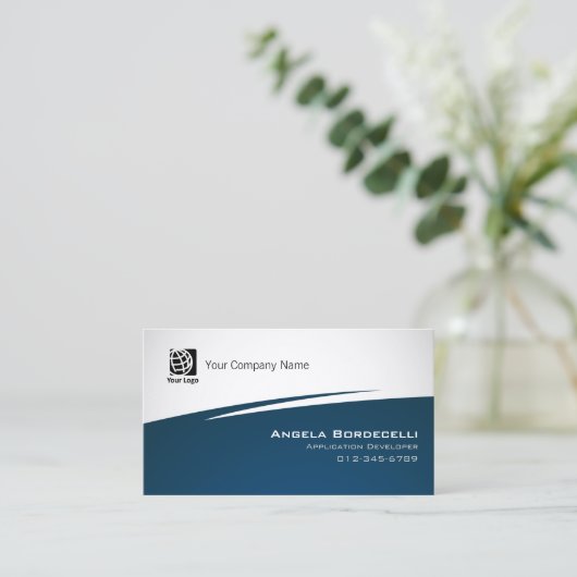 Application Developer Carte de visite Simple Zig Z (Debout devant)