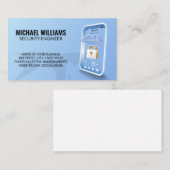 Application mobile de sécurité | Carte du monde (Devant / Derrière)