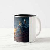 Application Paw : Une Mug En Céramique À Deux Tons (Devant droit)