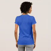 Application Tulipes rouges et blanches. T-shirt fe (Dos entier)