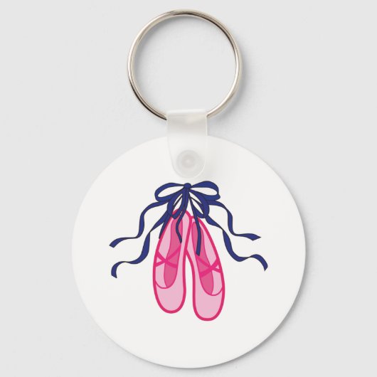Appliqué Ballet Slippers Sleutelhanger (Voorkant)
