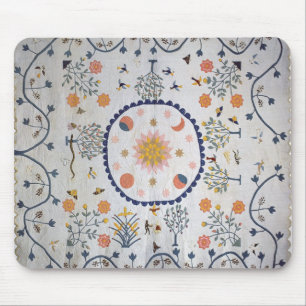 Applique quilt met zon, maan, sterren muismat