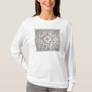 Applique quilt met zon, maan, sterren t-shirt