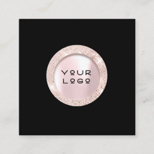 Appointpas Roos Eyelashes Logo Black White Contactkaartje