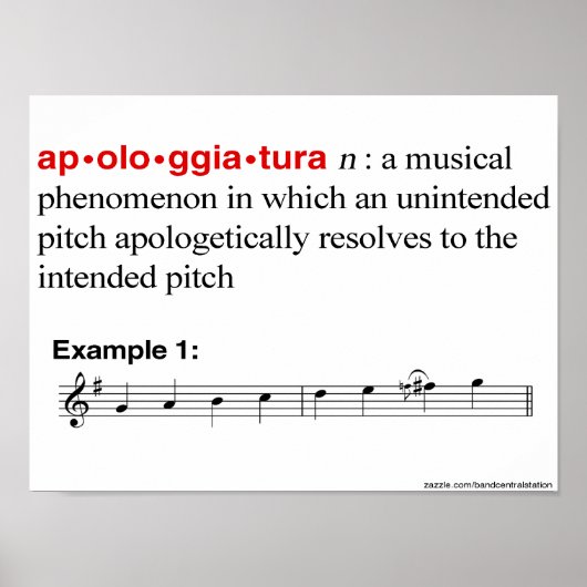 Appologgiatura Poster (Voorkant)